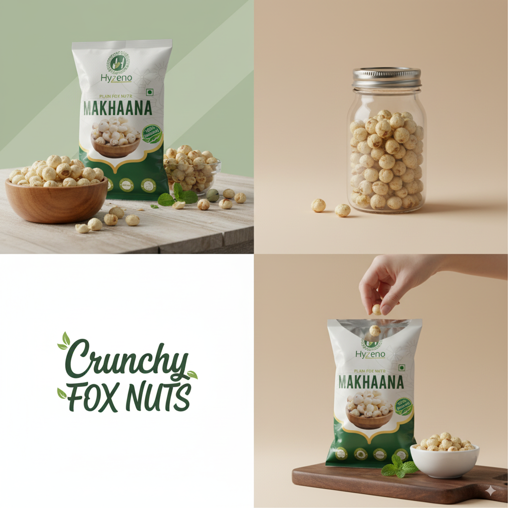 Hyzeno Agro collage — Crunchy Fox Nuts